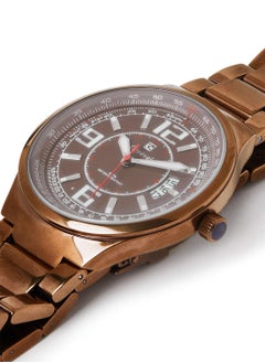 GENEVAL Metal Analog Wrist Watch GM121OO - 44mm - Brown  - Image 2