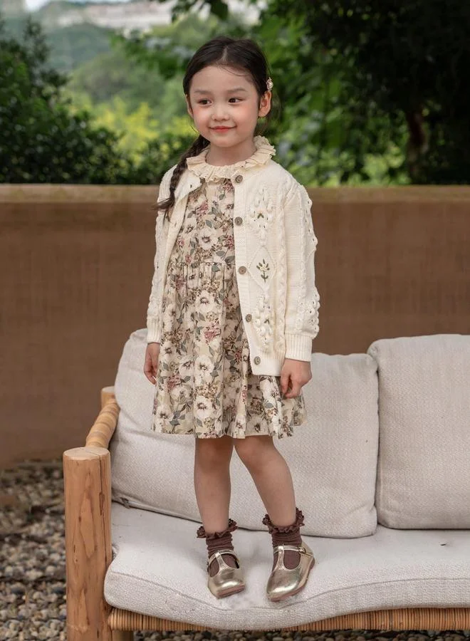 Take Two  Girls Floral Print Long Sleeve Dress for Women | Best Price UAE