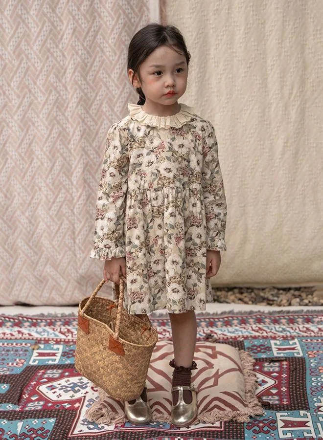 Take Two  Girls Floral Print Long Sleeve Dress for Women | Best Price UAE