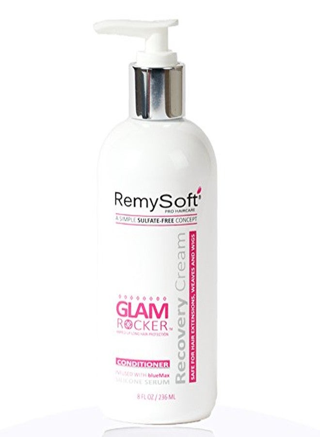 RemySoft Glam Rocker Recovery Cream - Moisturizing Salon Formula Conditioner for Hair Extensions, Weaves and Wigs - 8oz - Gentle formula - Image 1