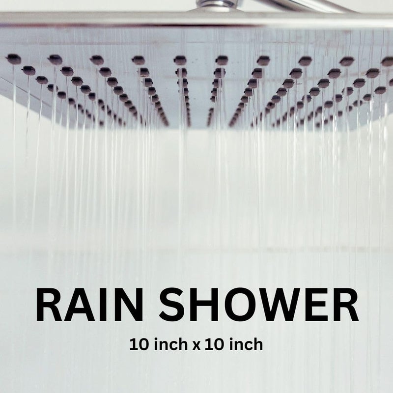 SAMANEA RS100 Rain shower 10 inch x 10 inch without arm ABS Chrome - Image 2