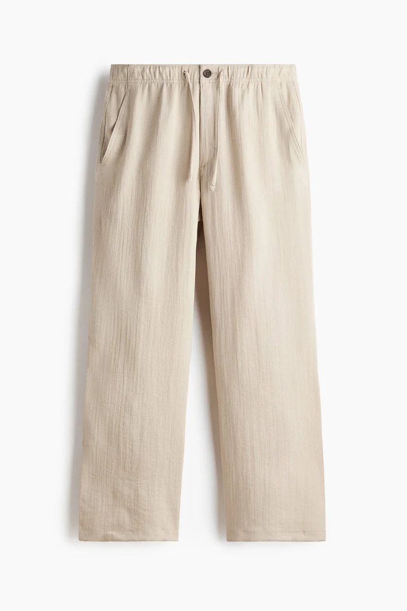 H&M  Relaxed Fit Trousers for Men | Best Price UAE