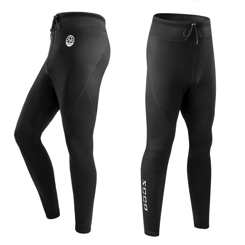 ZCCO Men & Women Wetsuit Pants – 1.5mm Neoprene Long Pants for Diving, Surfing, Kayaking, Swimming – Thermal Cold Water Protection (1.5mm-Black, XXXX-Large) - Image 4