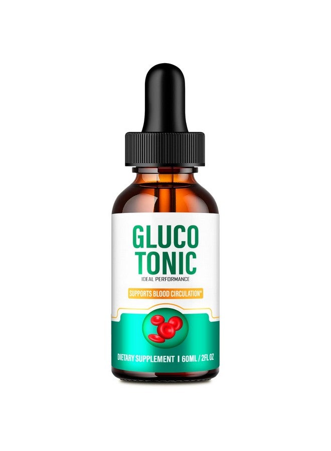 IDEAL PERFORMANCE Gluco Tonic Drops, GlucoTonic Blood Formula Support Supplement Liquid Drops - Maximum Strength, Gluco Tonic Health and Wellness All Natural Formula, Premium GlucoTonic Liquid Reviews (1 Pack) - Image 1
