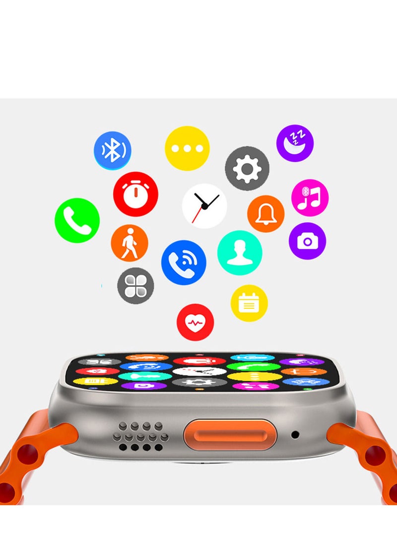Generic - M8 PRO Ultra New Ultra 8 Pro Smartwatch Series 8 | S8 49mm 1.91" | Compass | NFC | IP68 Waterproof | Smart Sensor | Smart Watch with Ocean Strap - Image 1