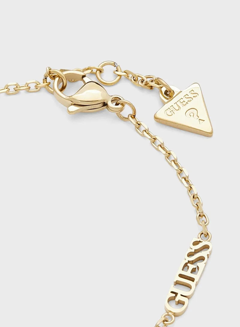 GUESS Round Detailed Chain Bracelet