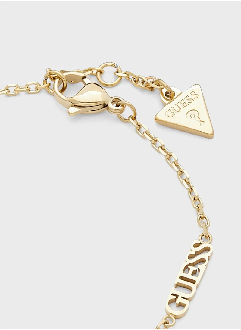 GUESS Round Detailed Chain Bracelet