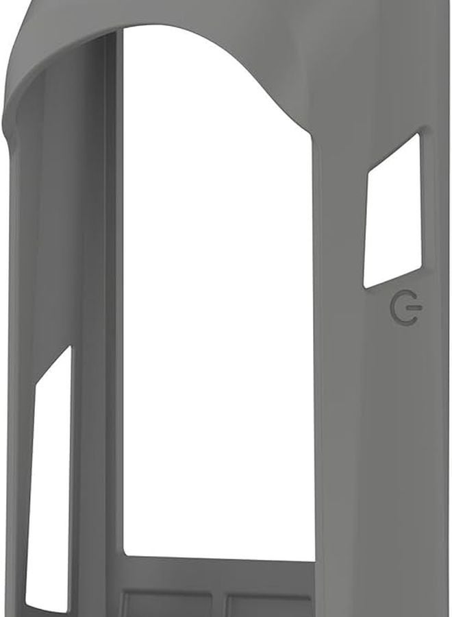 Elemnt Roam2 Bicycle Computer Case Gray Shock Proof Silicone Cover Quick Release - Image 1