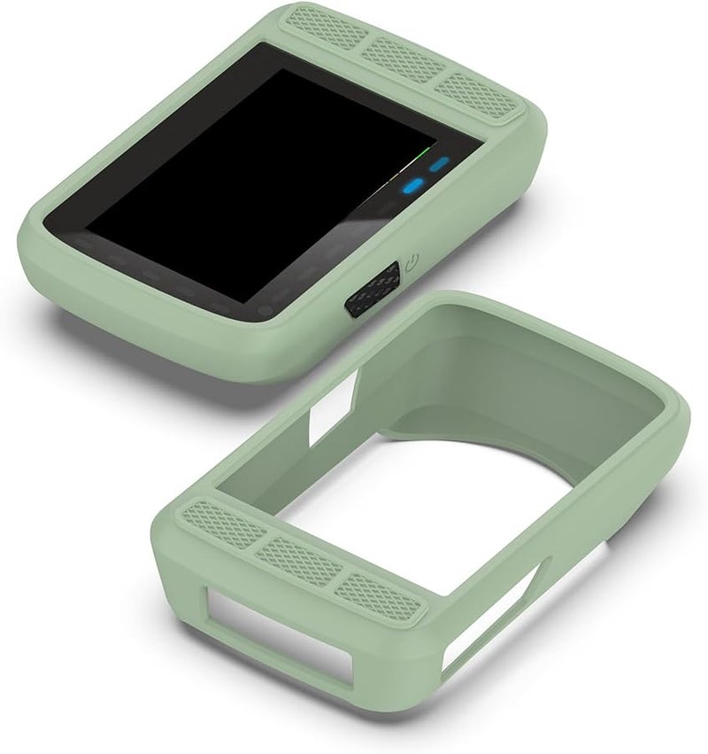 Elemnt Roam2 Bicycle Computer Case Gray Shock Proof Silicone Cover Quick Release - Image 3