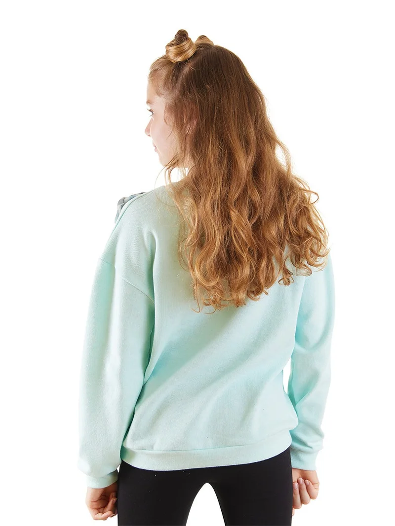 MSHB&G Flowers Girl Blue Sweatshirt