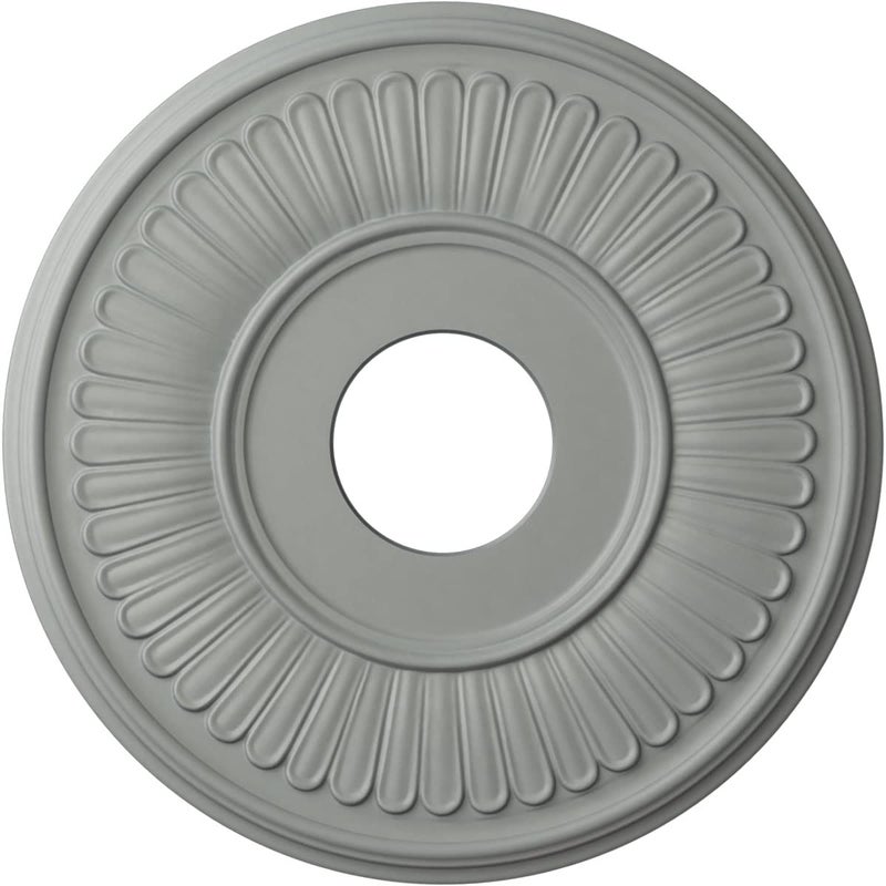 Ekena Millwork CM15BE Berkshire Ceiling Medallion, 15 3/4"OD x 3 7/8"ID x 3/4"P, Factory Primed - Image 1