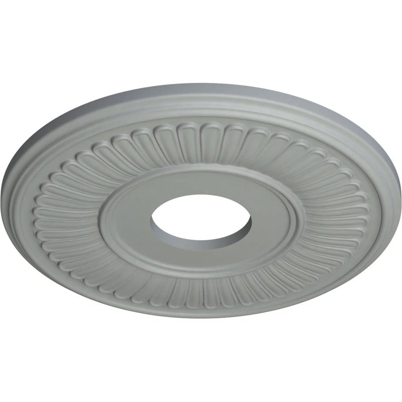 Ekena Millwork CM15BE Berkshire Ceiling Medallion, 15 3/4"OD x 3 7/8"ID x 3/4"P, Factory Primed - Image 2