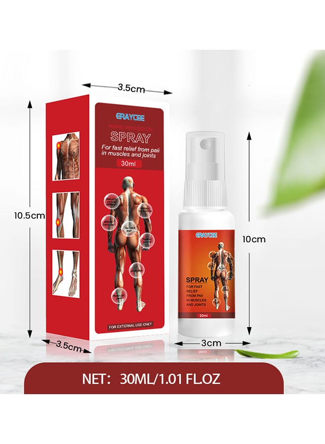 ERAYCEE Rapid Remission Spray For Fast Relief From Pail In Muscles And Joints, Fast Sore Muscle Pain Relief, Joint Pain Spray Relieves Cervical Spondylosis, Pain Numbness Of Lumbar Spine, Knee Joint Topical Spray, 30ml - Image 5