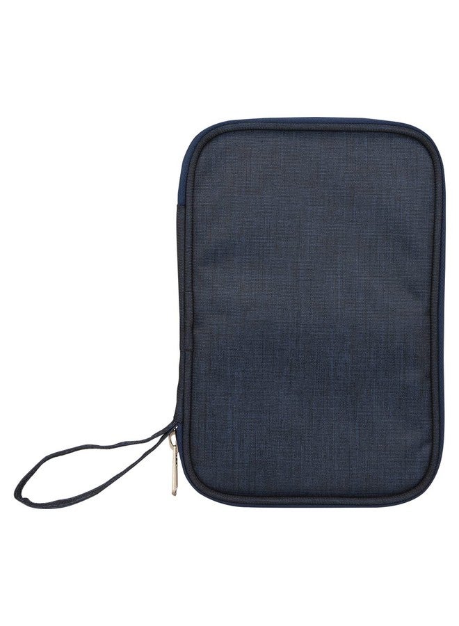 COSMUS Gadget Organizer Case Portable Zippered Pouch for All Small Gadgets USB Cables Navy Blue - Image 3