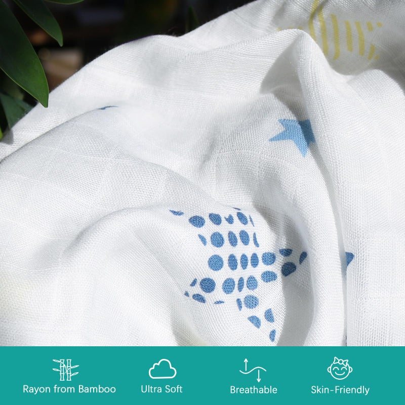 Biloban Muslin Bassinet Sheets Fit for AMKE 3 in 1, Besrey, Bellababy, Evolur Stellar, Milliard, TCBunny and Other Bedside Sleeper Bassinet - 2 Pack - Image 4