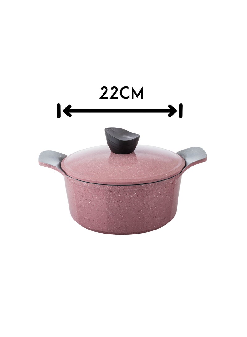 LAHOYA 12-piece cookware set made of high-quality granite with Korean materials and specifications and Saudi industry - Image 4