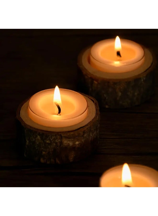 Scented Tealight Candles, Arabian-inspired Fragrances, Natural Wax, Set of 4pcs - Image 3