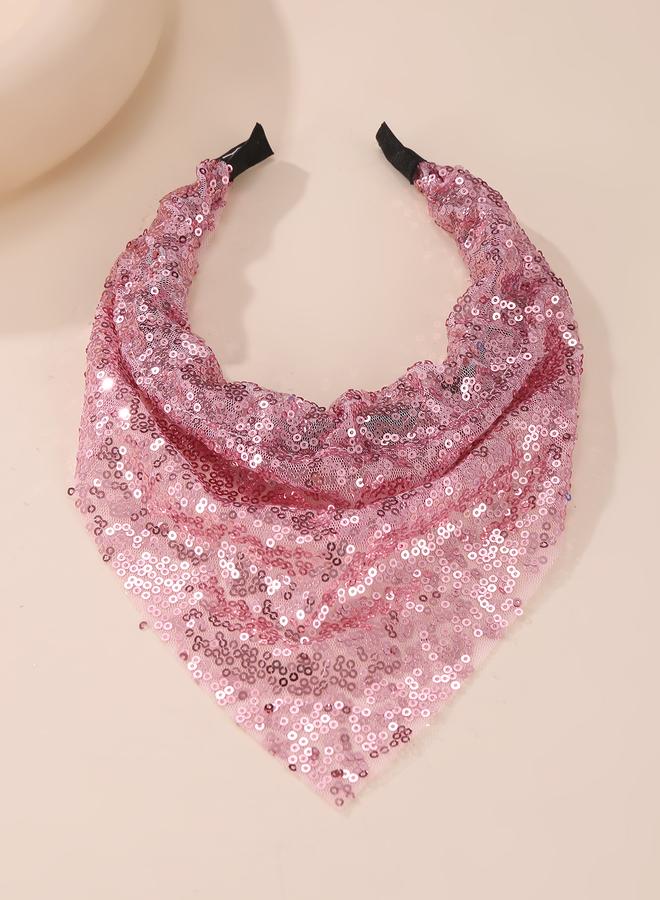 Take Two Sequin Triangle Headband - Image 1