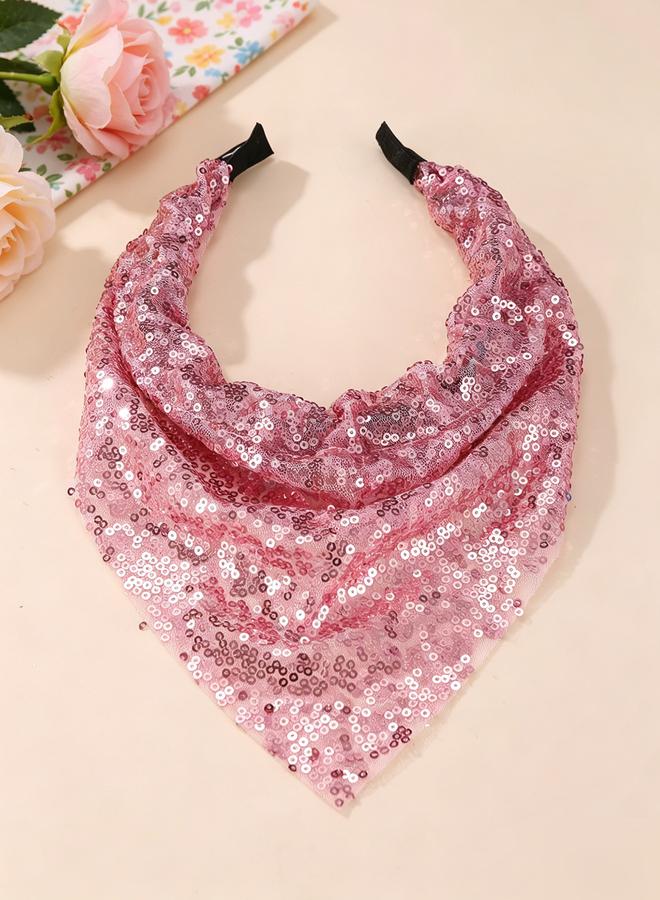 Take Two Sequin Triangle Headband - Image 3