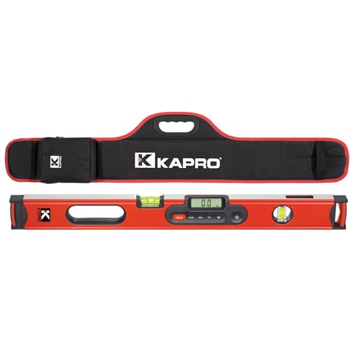 Kapro - 985D Digiman Magnetic Digital Level - 24-Inch - For Leveling and Measuring - Features Plumb Site, Ergonomic Handle, and Carrying Case - Image 1