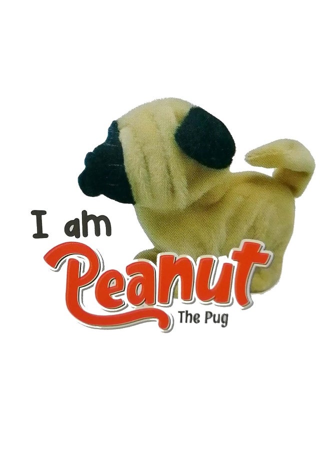PUGS AT PLAY Peanut The Pug Interactive Plush  - Image 1