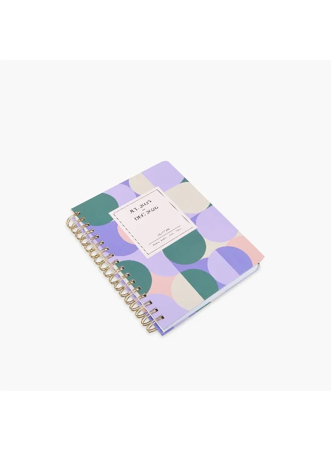لايف ستايل Geometric Print Planner for All