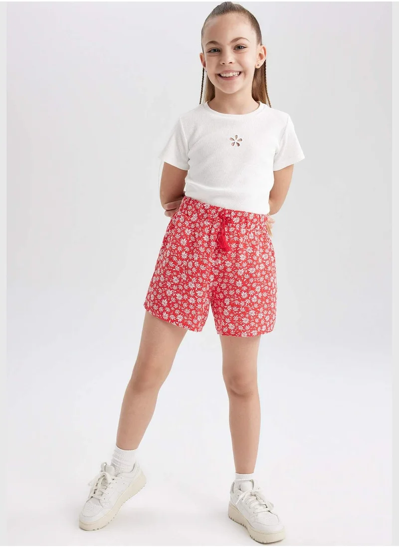 DeFacto Girl Slim Fit Knitted Short Sleeve Body