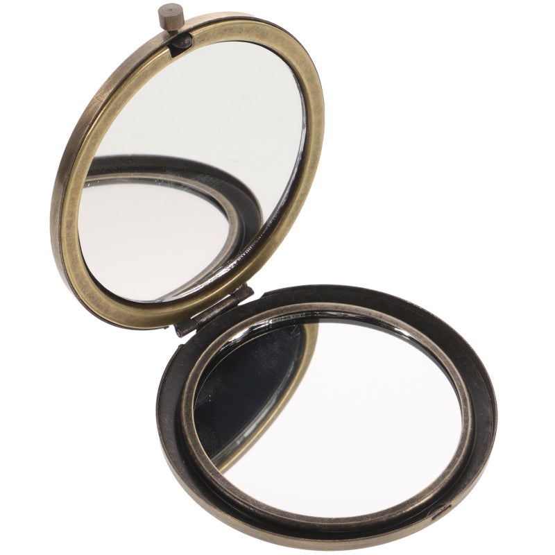 Compact Mirror for Women, Foldable Handheld with Clear Reflection, Ideal for Outdoor Use - Image 1