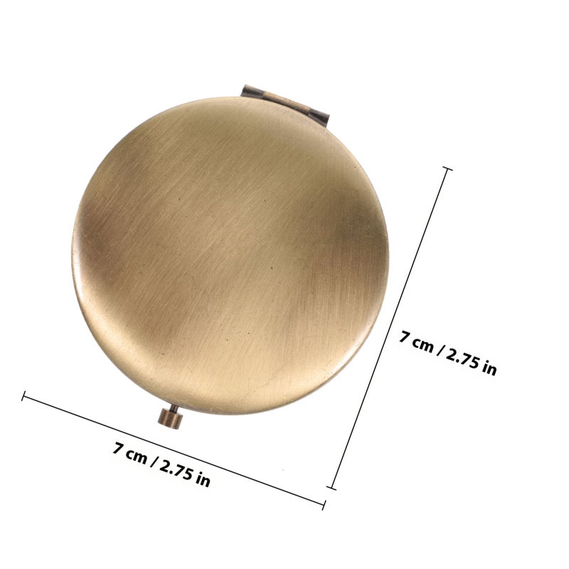 Compact Mirror for Women, Foldable Handheld with Clear Reflection, Ideal for Outdoor Use - Image 2