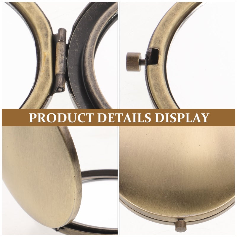 Compact Mirror for Women, Foldable Handheld with Clear Reflection, Ideal for Outdoor Use - Image 4
