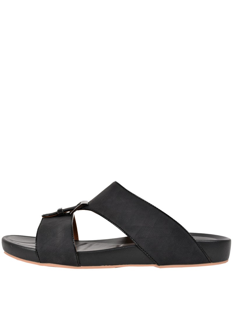 Ferrini - Mens Buckle Detailed Jumbo Arabic Sandals - Image 1