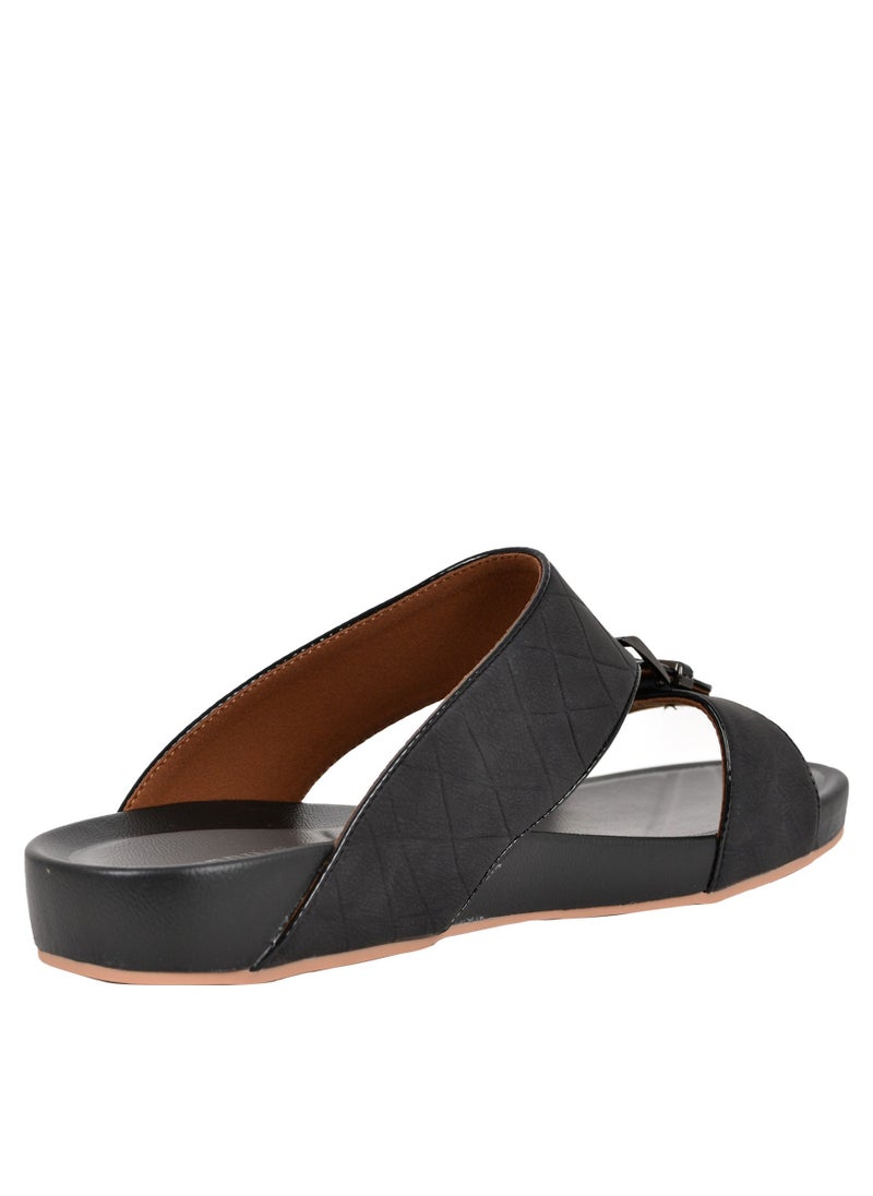 Ferrini - Mens Buckle Detailed Jumbo Arabic Sandals - Image 1