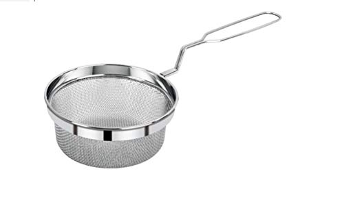 MARWALL Stainless Steel Deep Fry Mesh Strainer poha jhara for Kitchen 1Pc No04 - Image 1