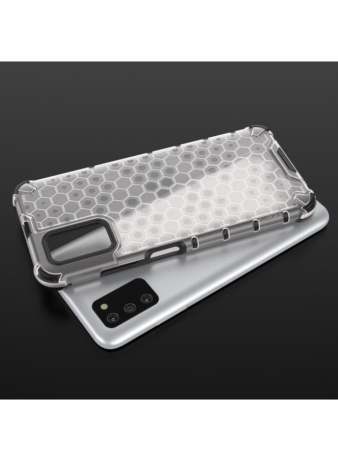اس-توب جراب لهاتف Samsung Galaxy A03s مقاس 164 مم مقاوم للصدمات على شكل خلية نحل من البولي كربونات + جراب TPU - Image 3
