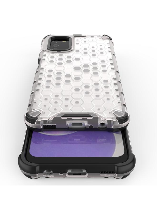 اس-توب جراب لهاتف Samsung Galaxy A03s مقاس 164 مم مقاوم للصدمات على شكل خلية نحل من البولي كربونات + جراب TPU - Image 5