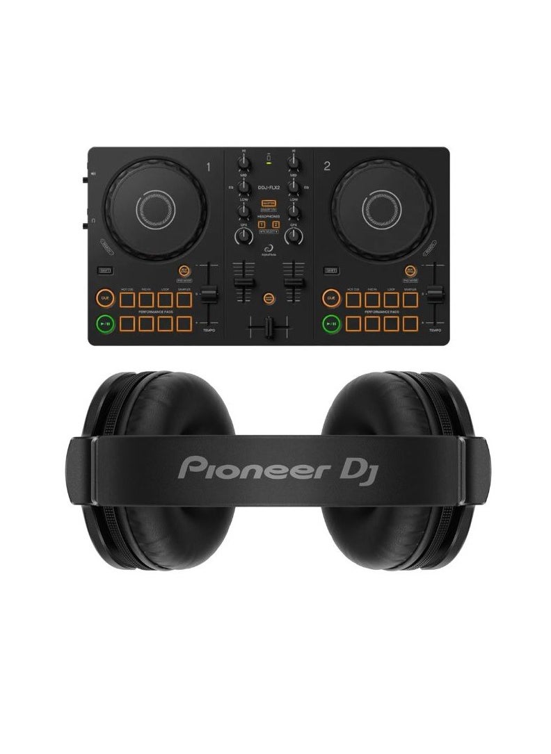 Pioneer DJ Pioneer DJ Starter Kit 2025 – (DDJ-FLX2 + HDJ-Cue1)  - Image 2
