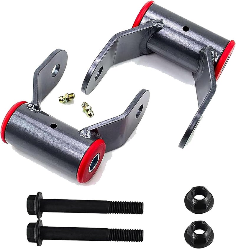 BST BSSP 1" Lift Kit Shackle Lift Shackles Leveling Kit for 2015-2020 Ford F-150 2WD 4WD - Image 1
