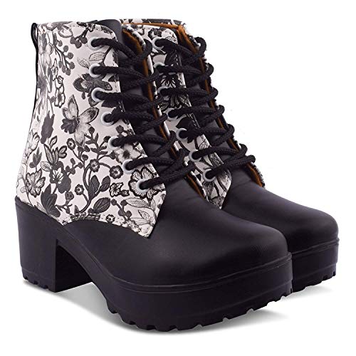 KRAFTER Women's & Girl's Classic Winter Boot-HP-113-Black-38 - Image 1