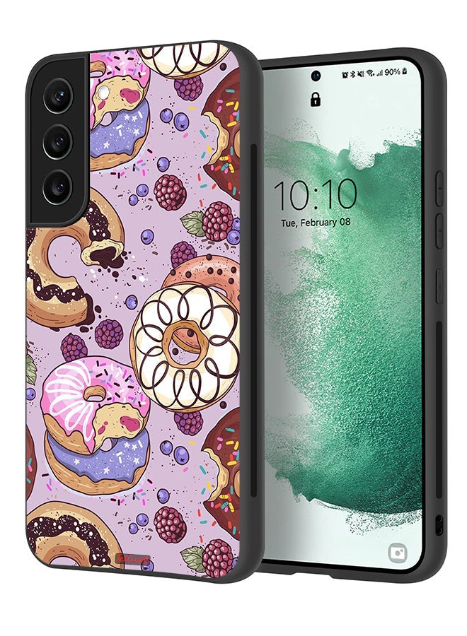 Tolwak Samsung Galaxy S21 FE 5G Protective Case Cover Donuts Art - Image 1