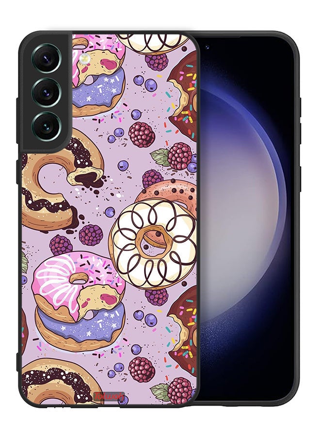 Tolwak Samsung Galaxy S21 FE 5G Protective Case Cover Donuts Art - Image 2