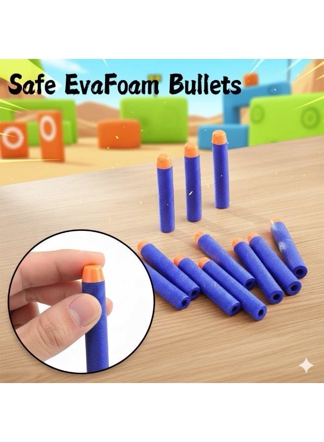 لعبة مسدس رغوة 2 في 1 مع 18 رصاصة 77.5x21x5 سم - Image 4