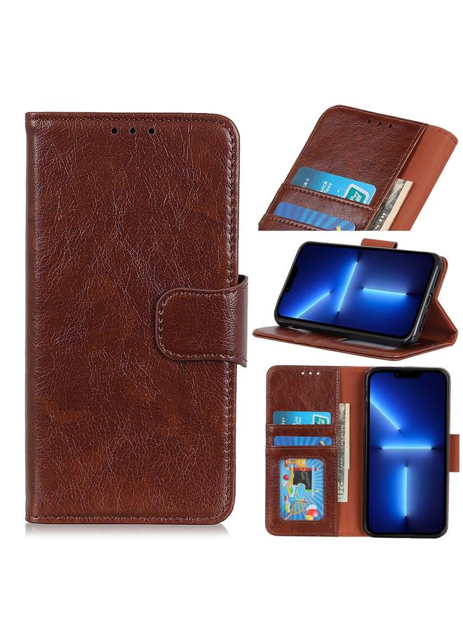 Zaboon Case For iPhone 13 Pro Nappa Texture Horizontal Flip Leather Case with Holder & Card Slots & Wallet - Image 1