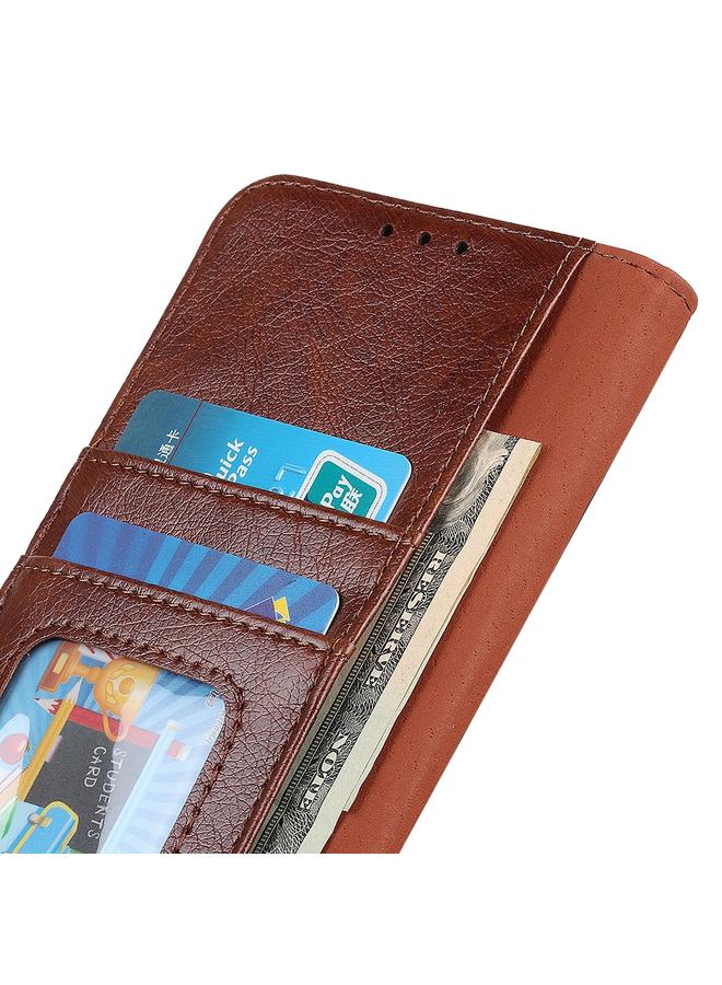 Zaboon Case For iPhone 13 Pro Nappa Texture Horizontal Flip Leather Case with Holder & Card Slots & Wallet - Image 5