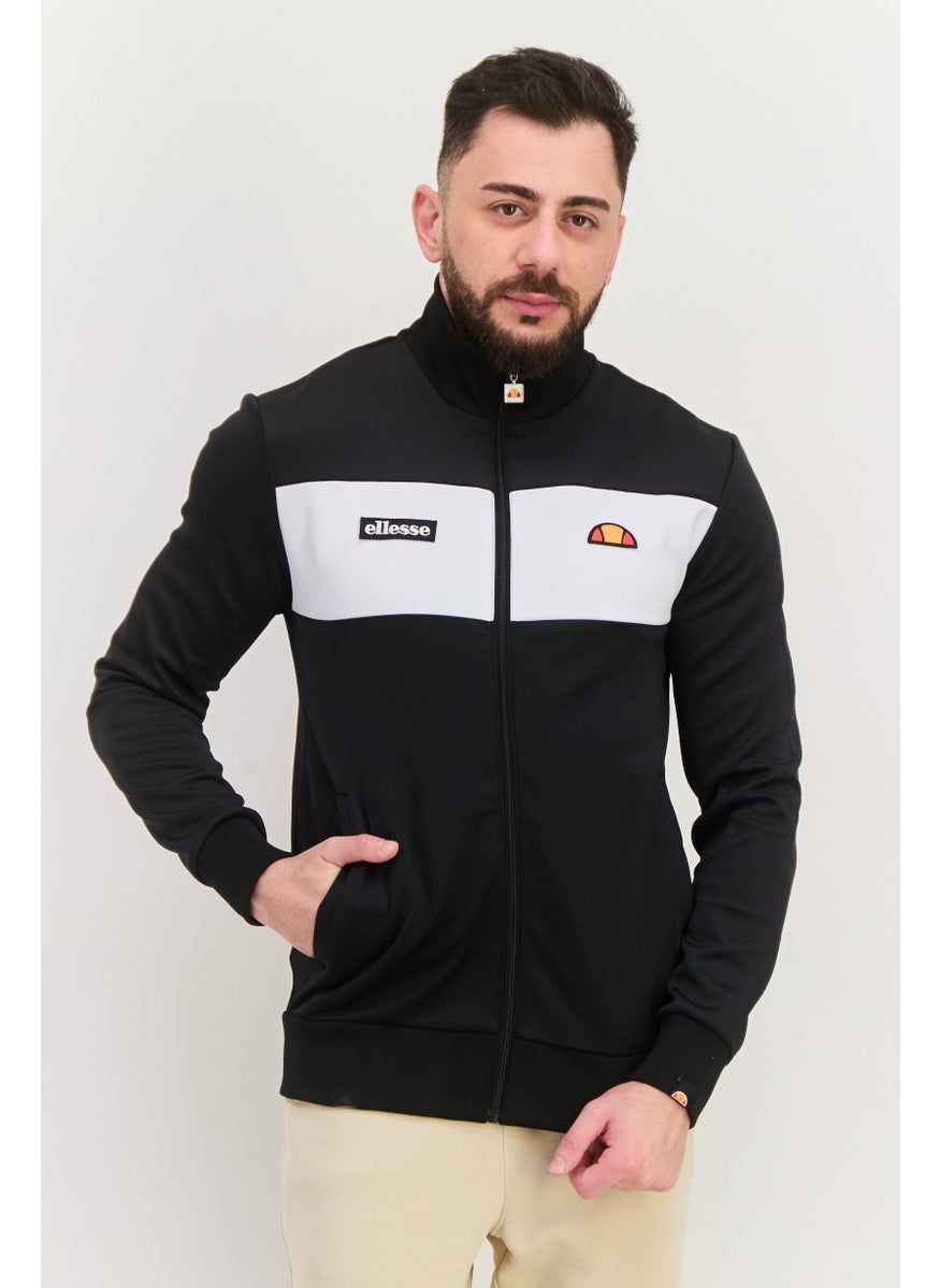 Ellesse Men Sportswear Fit Long Sleeve Training Track Sweatshirt, Black  - Image 1