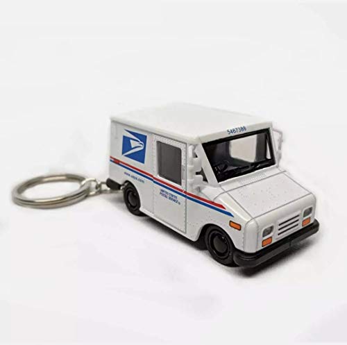 KinsFun 📬KiNSMART Die Cast 2.5 Inch United States Postal Service Truck USPS Grumman LLV 1:72 Scale 2.5in Key-Chain - Image 4