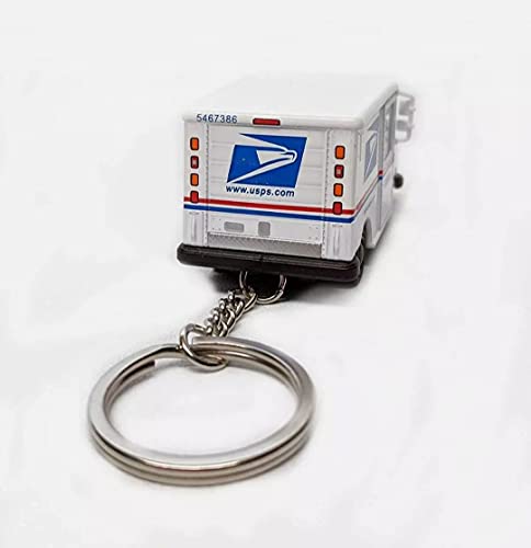 KinsFun 📬KiNSMART Die Cast 2.5 Inch United States Postal Service Truck USPS Grumman LLV 1:72 Scale 2.5in Key-Chain - Image 2