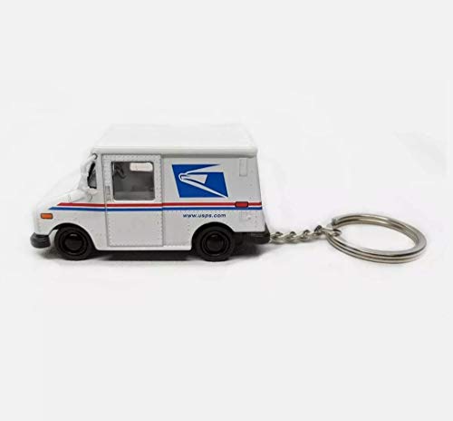 KinsFun 📬KiNSMART Die Cast 2.5 Inch United States Postal Service Truck USPS Grumman LLV 1:72 Scale 2.5in Key-Chain - Image 3