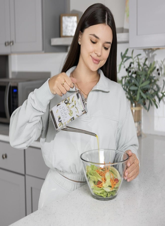 Fox Run Stainless Steel Olive Oil Dispenser With No Drip Spout, 16 Ounces - Image 4