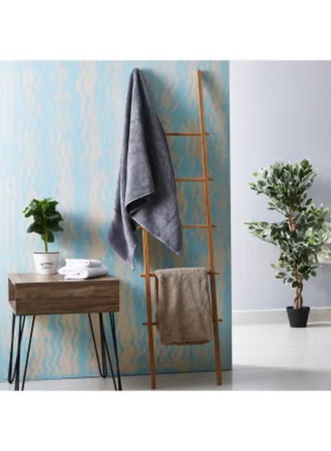 منشفة استحمام ميكروفايبر منشفة شاطئ ميكرو فايبر منشفة استحمام ناعمة ومتينة 70*140 سم رمادي - Image 2