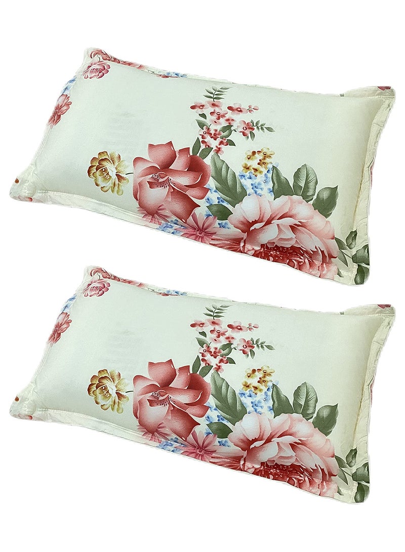 Sleep night Floral 2 Piece Pillow Case Set 50x75cm - Image 1